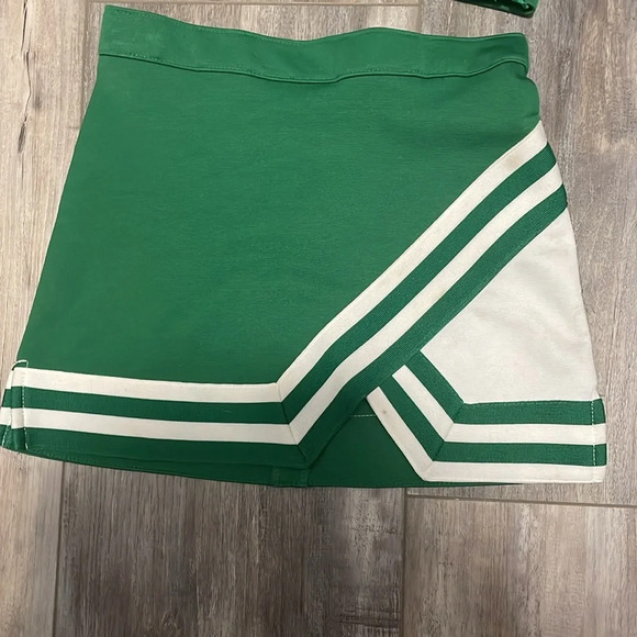 Chasse Green Jackets Cheerleader Uniform Child Small Outfit Halloween Costume - Picture 2 of 10